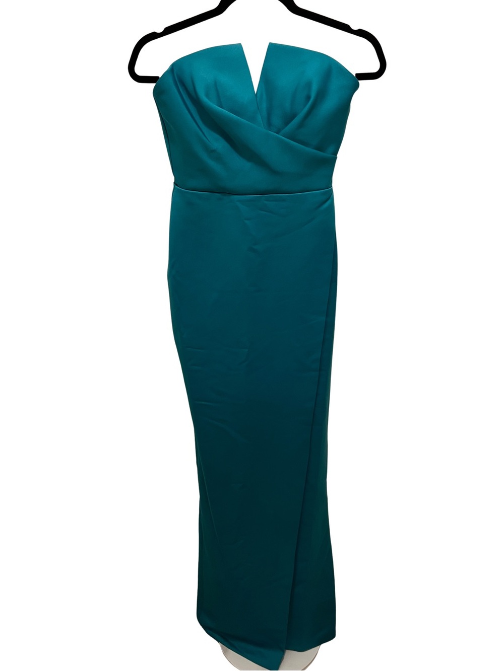 JAY GODFREY Women’s Darcy Strapless Satin Gown - Dark Teal (Size 0)